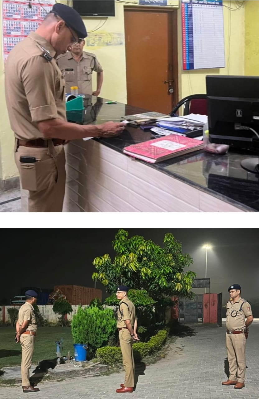 देर रात थाने पहुंचे वरिष्ठ पुलिस अधीक्षक मणिकांत मिश्रा खंगाली व्यवस्थाएं